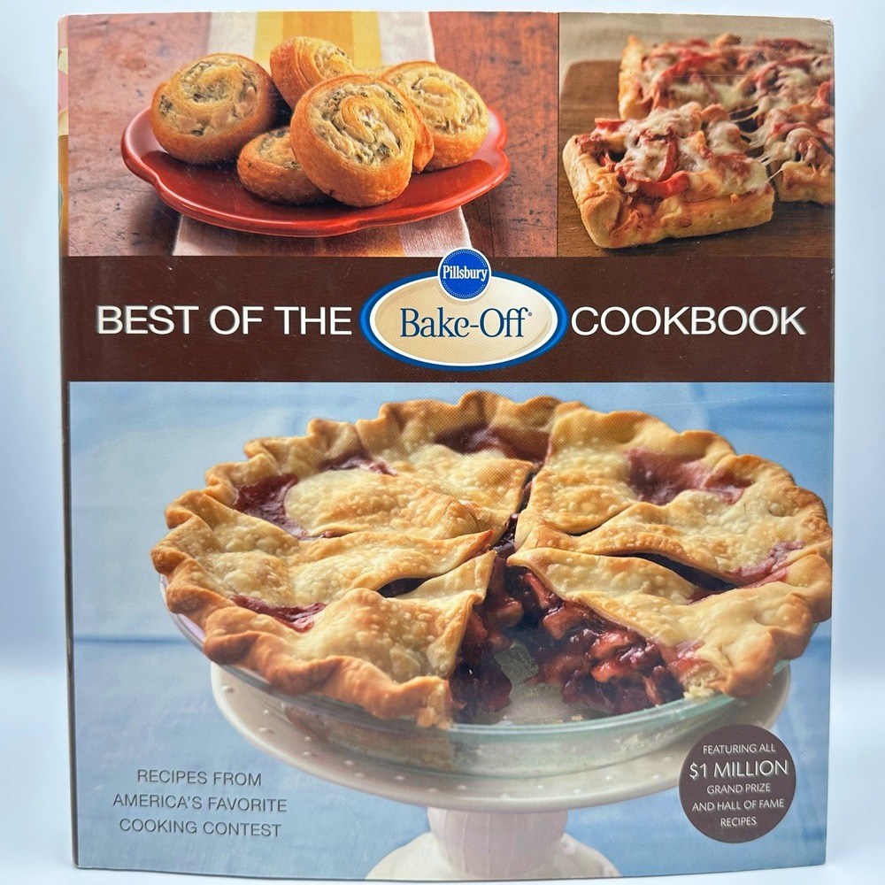 Pillsbury Best of the Bake-Off Cookbook 2008 Hardcover Wiley DJ‎ Very Good